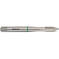 Ruko 232020E Macho de roscar para máquinas M DIN 371 HSS Co 5- rectificado-Tipo B (M 2)- Negro